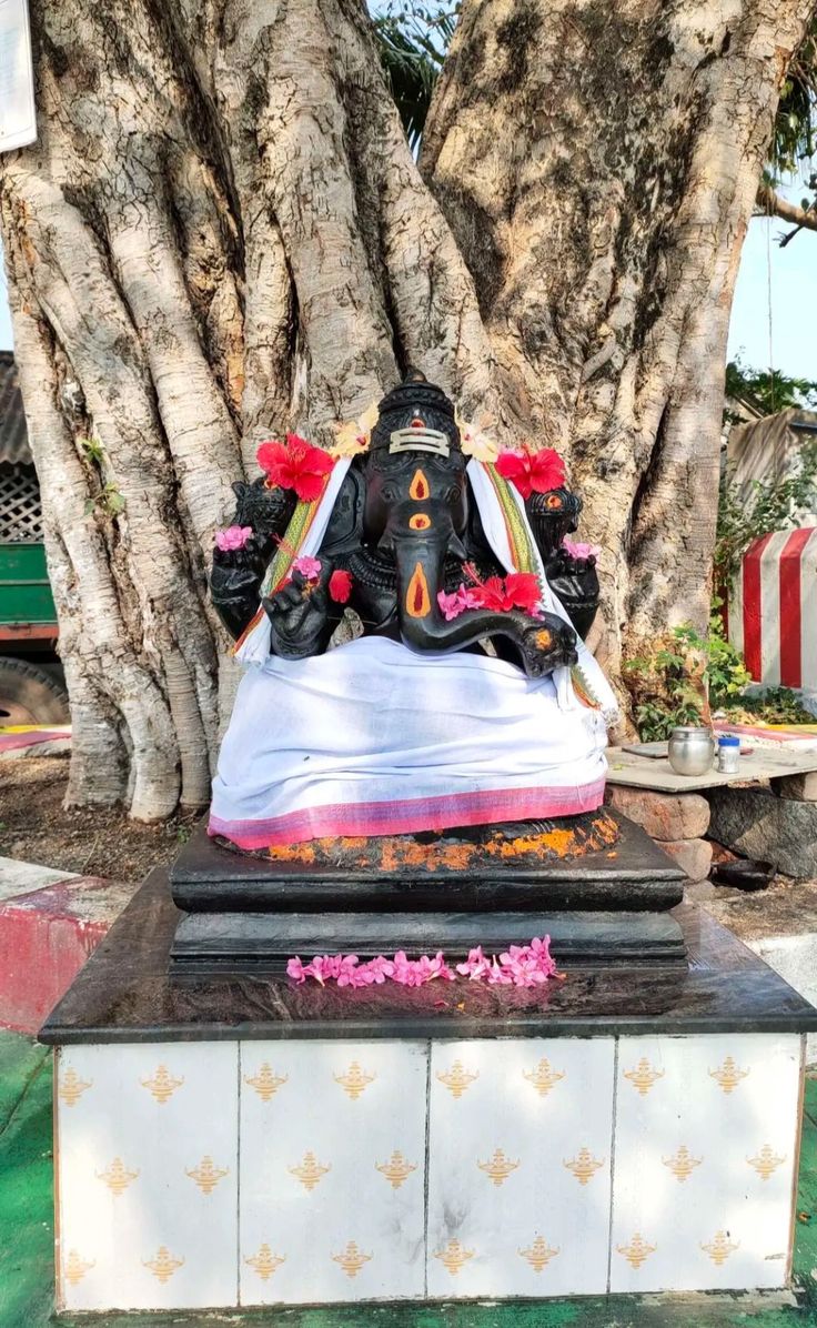 Divine grace — Lord Ganesha worship, Chikkinapuram temple